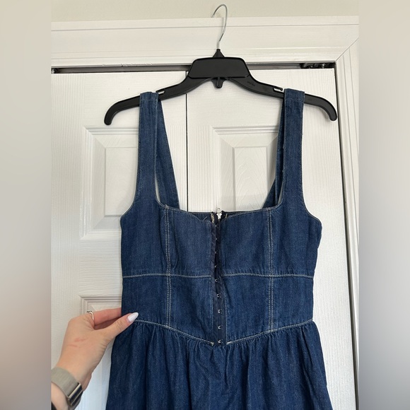 Reformation Blue Denim Dress - Picture 7 of 10